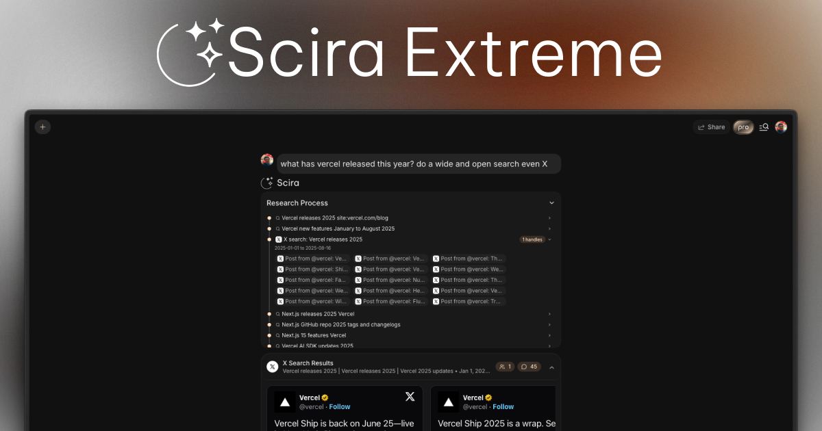 Extreme Mode + X Search