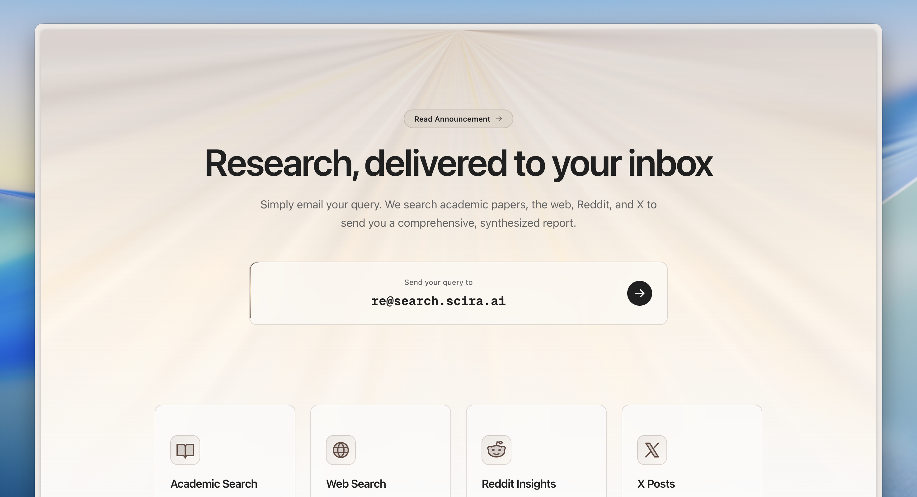 Research, delivered to your inbox